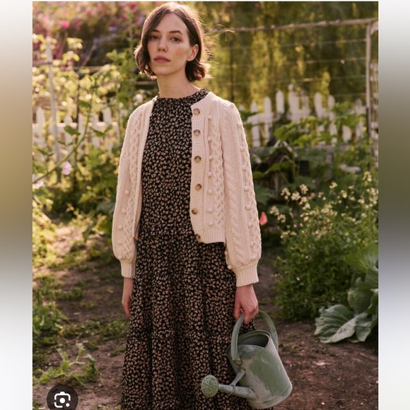 THE GREAT. The Windchime Dress in Crescent Floral - Picture 6 of 9